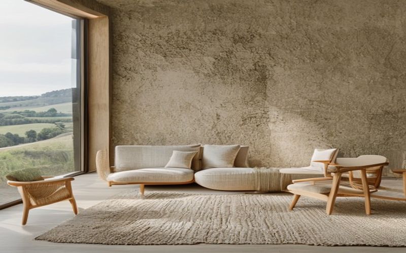 Sustainable and minimalist interior design of the Timothée Chalamet sustainable estate.